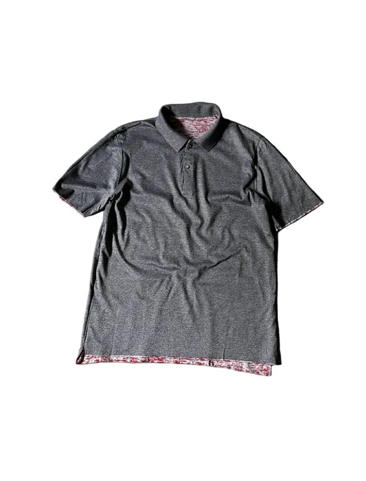 Balenciaga reversible double side polo grey/red