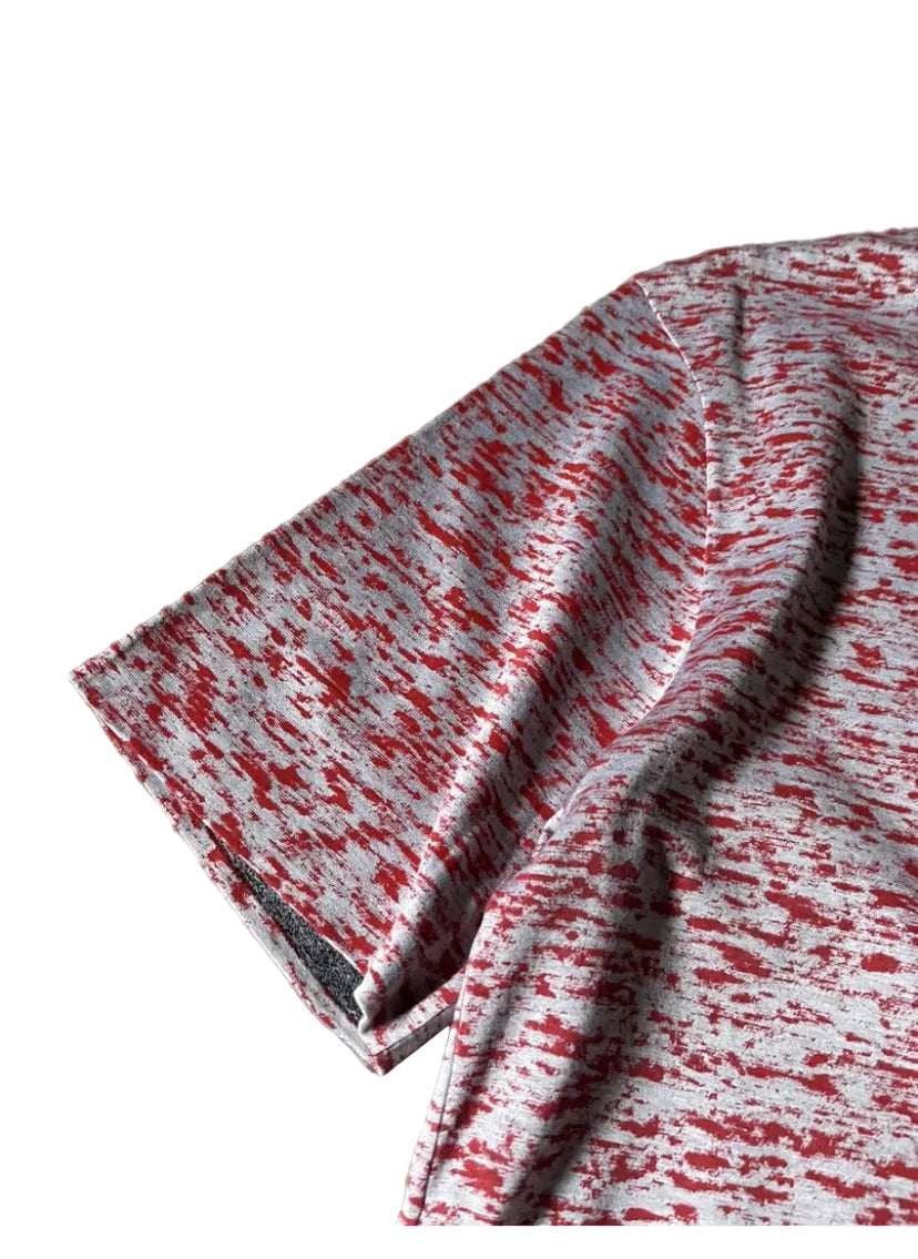 Balenciaga reversible double side polo grey/red